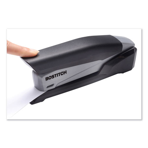 Stanley Bostitch InPower Spring-Powered Premium Desktop Stapler, 28-Sheet Capacity, Black/Gray