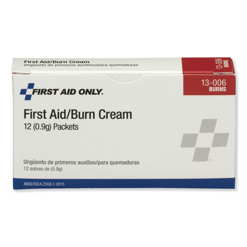 Physicians Care First Aid Kit Refill Burn Cream Packets, 12/Box