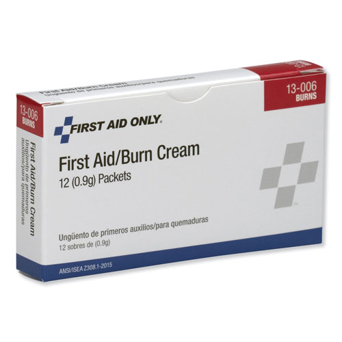 Physicians Care First Aid Kit Refill Burn Cream Packets, 12/Box
