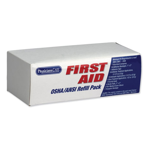 Physicians Care OSHA First Aid Refill Kit, 48 Pieces/Kit