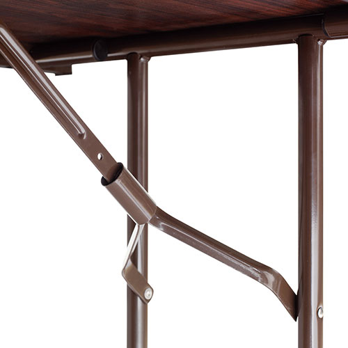 Alera Wood Folding Table, Rectangular, 71 7/8w x 29 7/8d x 29 1/8h, Mahogany