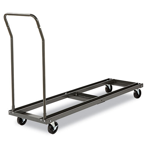 Alera Chair and Table Cart, 20.86w x 50.78 to 72.04d, Black