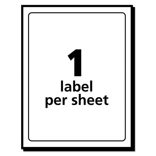 Avery Removable Multi-Use Labels, Inkjet/Laser Printers, 4 x 6, White, 40/Pack