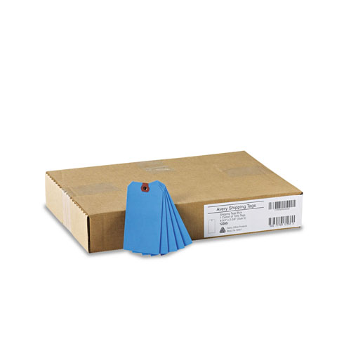 Avery Unstrung Shipping Tags, Paper, 4 3/4 x 2 3/8, Blue, 1,000/Box