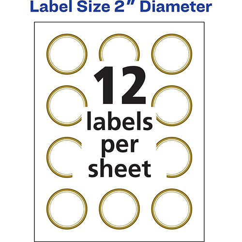 Avery Round Labels, 2