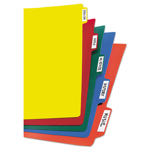 Avery Heavy-Duty Plastic Dividers with Multicolor Tabs and White Labels , 5-Tab, 11 x 8.5, Assorted, 1 Set