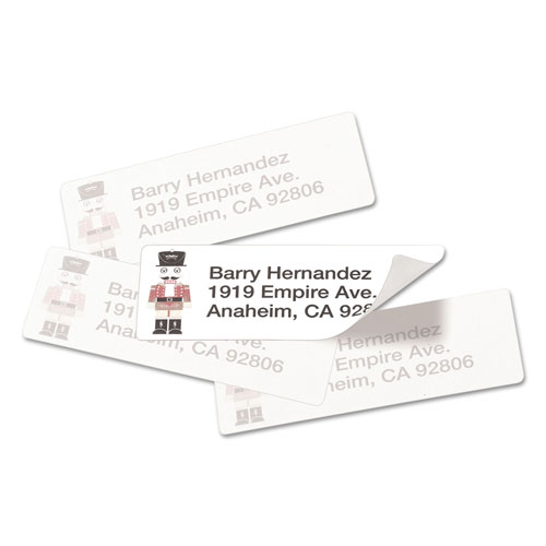 Avery Repositionable Address Labels w/SureFeed, Laser, 1 x 2 5/8, White, 3000/Box