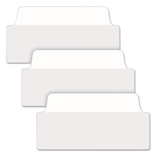 Avery Ultra Tabs Repositionable Wide Tabs, 1/3-Cut Tabs, White, 3