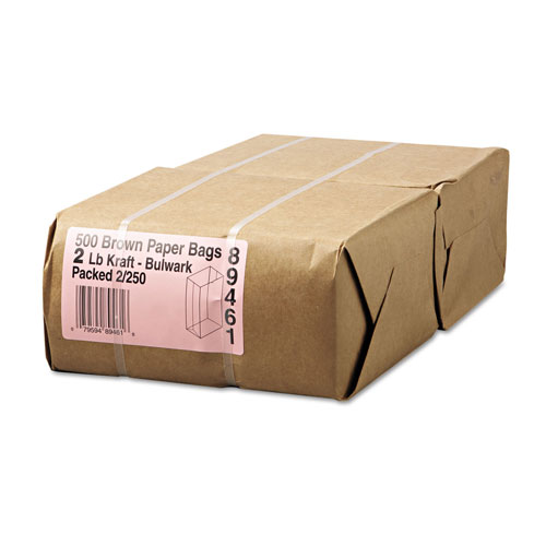 GEN Grocery Paper Bags, 52 lb Capacity, #2, 4.06