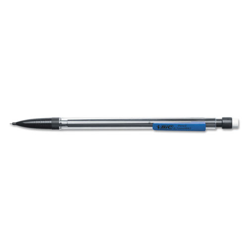 Bic Xtra Smooth Mechanical Pencil, 0.7 mm, HB (#2.5), Black Lead, Clear Barrel, Dozen