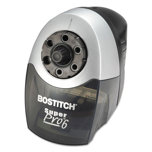 Stanley Bostitch Super Pro 6 Commercial Electric Pencil Sharpener, AC-Powered, 6.13