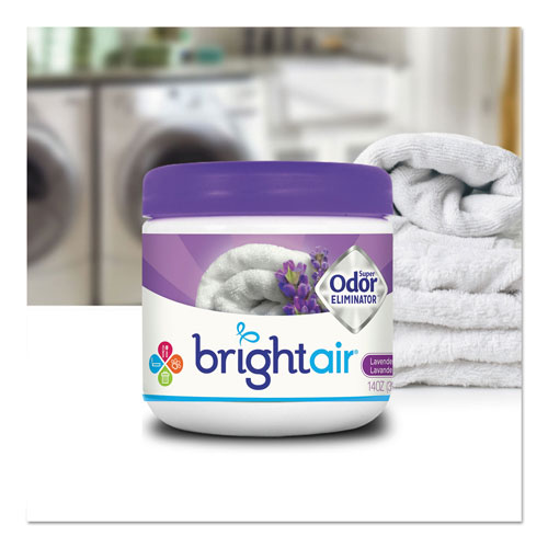 Bright Air Super Odor Eliminator, Lavender and Fresh Linen, Purple, 14 oz