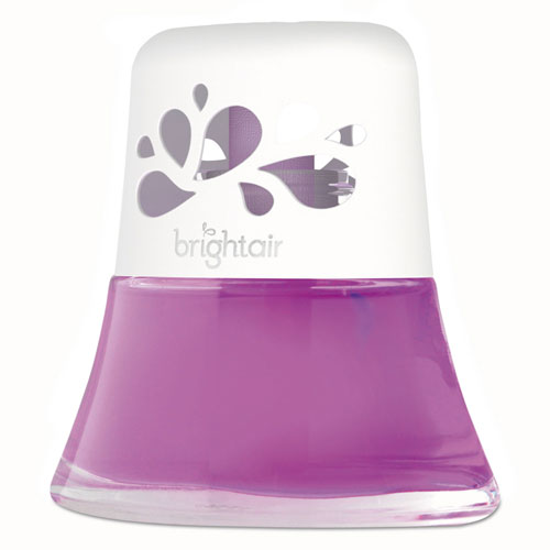 Bright Air Scented Oil Air Freshener Diffuser, Fresh Petals and Peach, Pink, 2.5 oz, 6/Carton