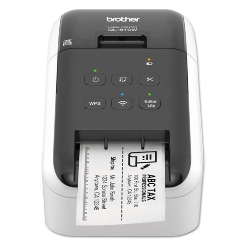 Brother QL810W Ultra-Fast Label Printer with Wireless Networking