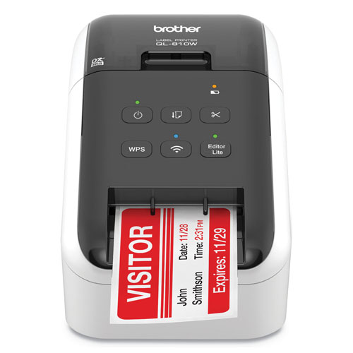 Brother QL810W Ultra-Fast Label Printer with Wireless Networking