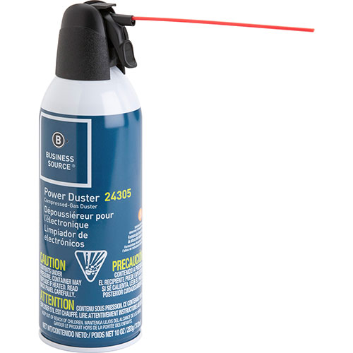 Business Source Air Duster Cleaner, Moisture-free/Ozone Safe, 10 oz.