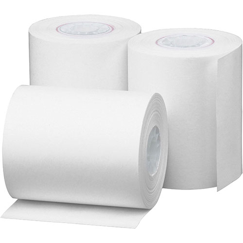 Business Source Thermal Paper Roll, 2-1/4"x85', 3/PK, White