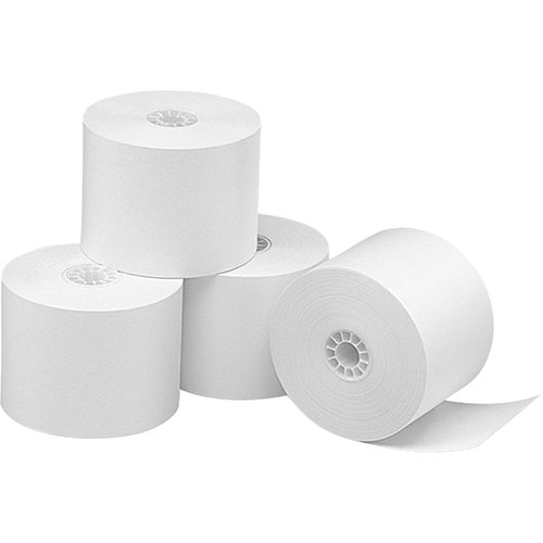 Business Source Thermal Paper Roll, 2-1/4"x165', 3/PK, White