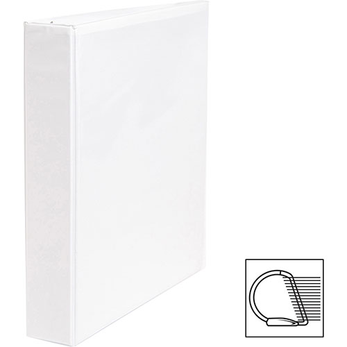 Business Source 39% Recycled D-Ring Presentation Binder, 1 1/2