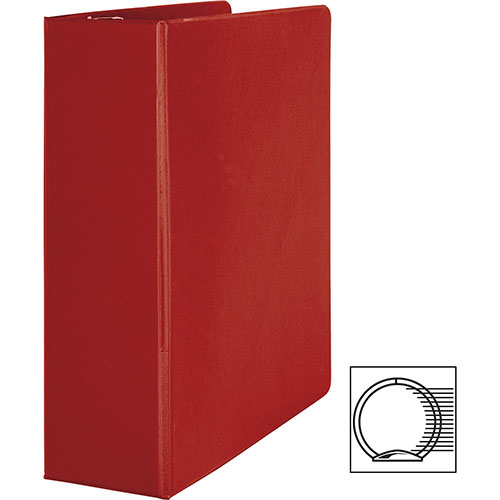 Business Source 35% Recycled Round Ring Binder, 3