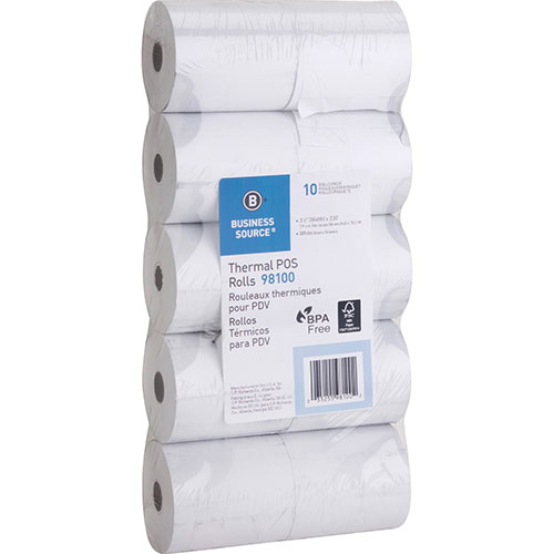 Business Source Thermal Rolls, 3-1/8