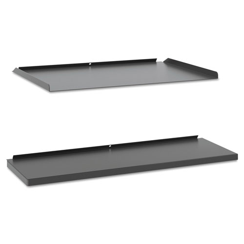 Basyx by Hon Manage Series Shelf and Tray Kit, Steel, 17.5w x 9d x 1h, Ash