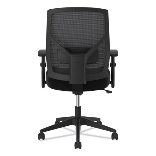 Hon VL581 High-Back Task Chair, Supports up to 250 lbs., Black Seat/Black Back, Black Base