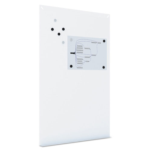 MasterVision™ Magnetic Dry Erase Tile Board, 38 1/2 x 58, White Surface