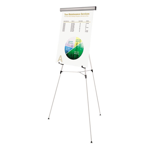 MasterVision™ Telescoping Tripod Display Easel, Adjusts 38