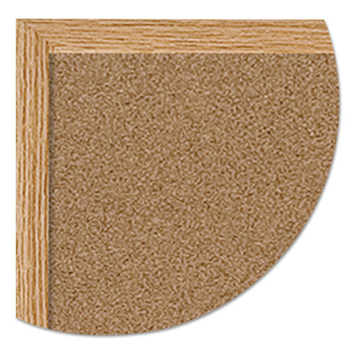 MasterVision™ Earth Cork Board, 24 x 36, Wood Frame