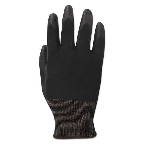 Boardwalk Palm Coated Cut-Resistant HPPE Glove, Salt & Pepper/Black, Size 8 (Medium), 1 DZ