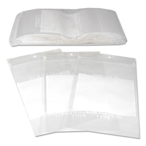 C-Line Write-On Poly Bags, 2 mil, 4