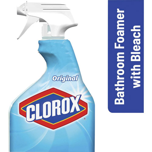 Clorox Disinfecting Bathroom Foamer with Bleach ? Original, Spray, 30 fl oz (0.9 quart), Clear