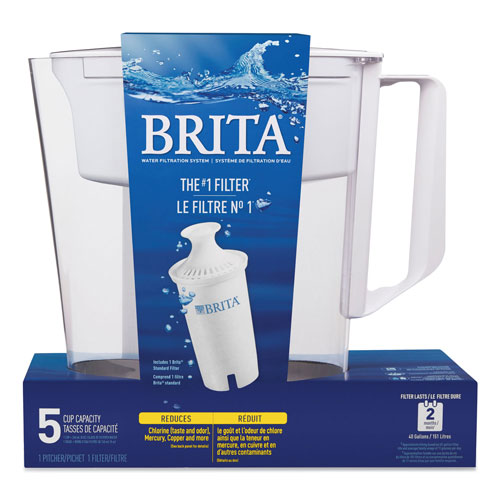 Brita Classic Water Filter Pitcher, 40 oz, 5 Cups