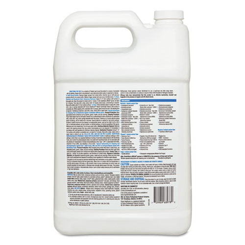 Clorox Bleach Germicidal Cleaner, 128 oz Refill Bottle, 4/Carton