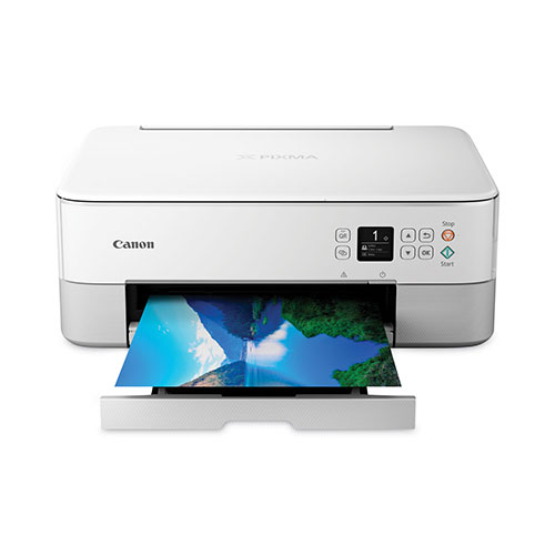 Canon PIXMA TR7020a WH Wireless All-in-One Inkjet Printer, Copy/Print/Scan, White