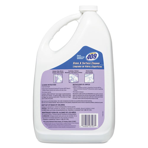 Formula 409 Glass & Surface Cleaner, Refill, 128 oz
