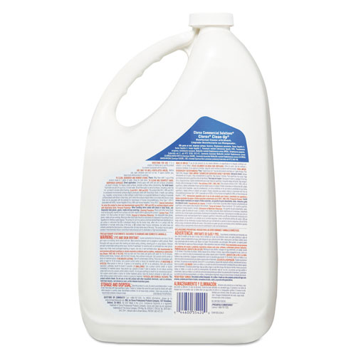Clorox Clean-Up Disinfectant Cleaner with Bleach, Fresh, 128 oz Refill Bottle, 4/Carton
