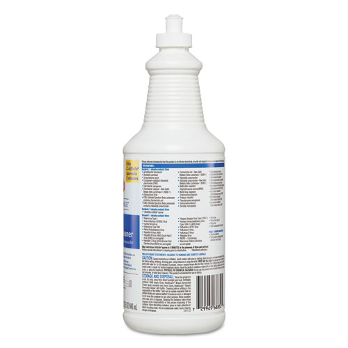 Clorox Bleach Germicidal Cleaner, 32 oz Pull-Top Bottle