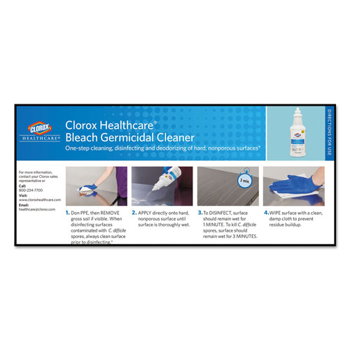 Clorox Bleach Germicidal Cleaner, 32 oz Pull-Top Bottle
