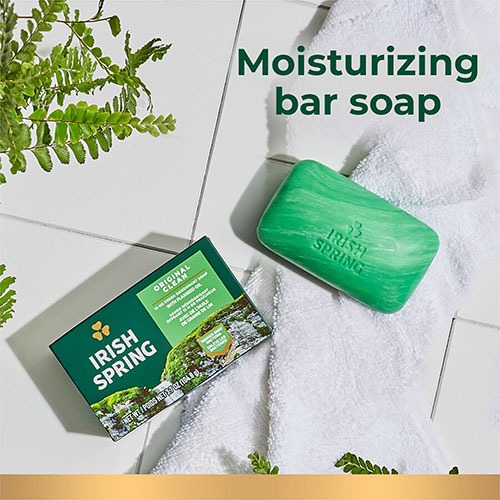 Irish Spring® Original Bar Soap, Fresh Clean Scent, 3.75 oz, 3 / Pack