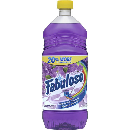 Fabuloso® All-Purpose Cleaner - 33.8 fl oz (1.1 quart) - Lavender Scent - 12 / Carton - Lavender