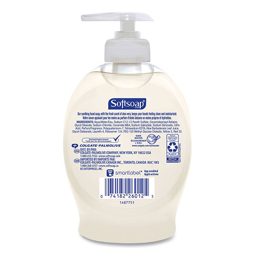 Softsoap Liquid Hand Soap Pump with Aloe, Clean Fresh 7.5 oz Bottle