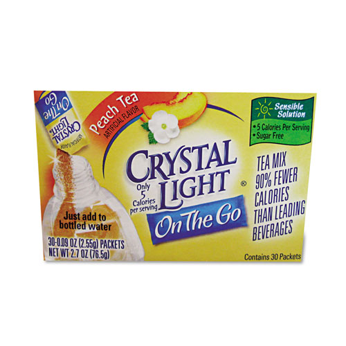 Crystal Light Flavored Drink Mix, Peach Tea, 30 .09oz. Packets/Box