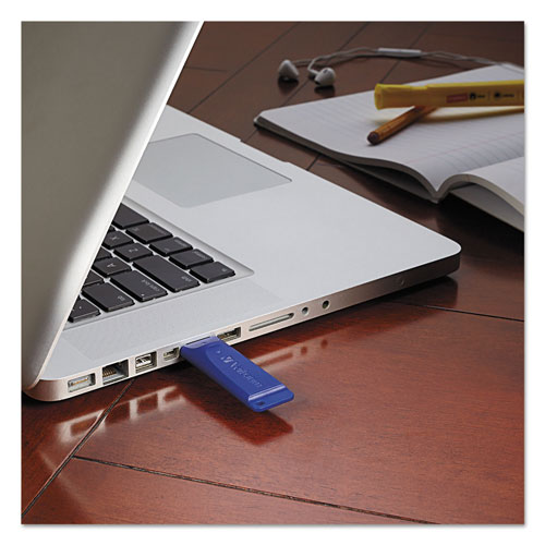 Verbatim Classic USB 2.0 Flash Drive, 8 GB, Blue