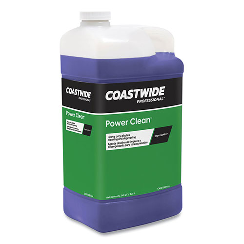 Coastwide Professional™ Power Clean Heavy-Duty Cleaner and Degreaser Concentrate for ExpressMix, Grape Scent, 110 oz Bottle, 2/Carton