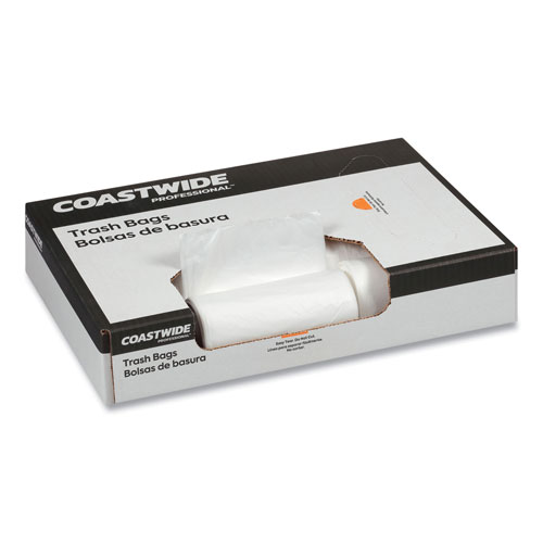 Coastwide Professional™ AccuFit Linear Low-Density Can Liners, 23 gal, 0.9 mil, 28