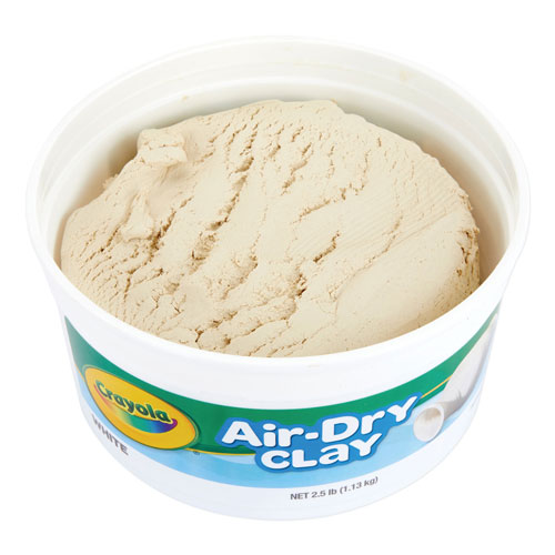 Crayola Air-Dry Clay, White, 2 1/2 lbs