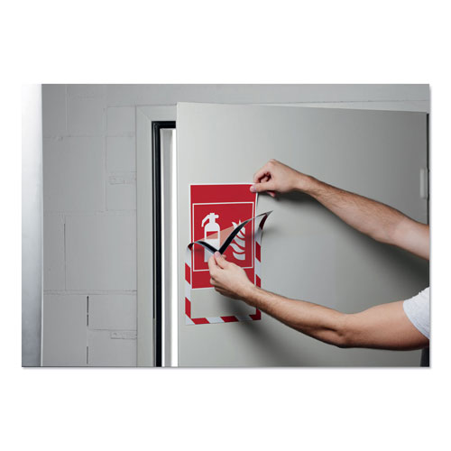 Durable DURAFRAME Security Magnetic Sign Holder, 8 1/2