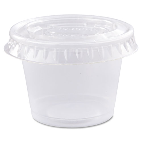 Dart Conex Complements Portion/Medicine Cups, 1oz, Clear, 125/Bag, 20 Bags/Carton